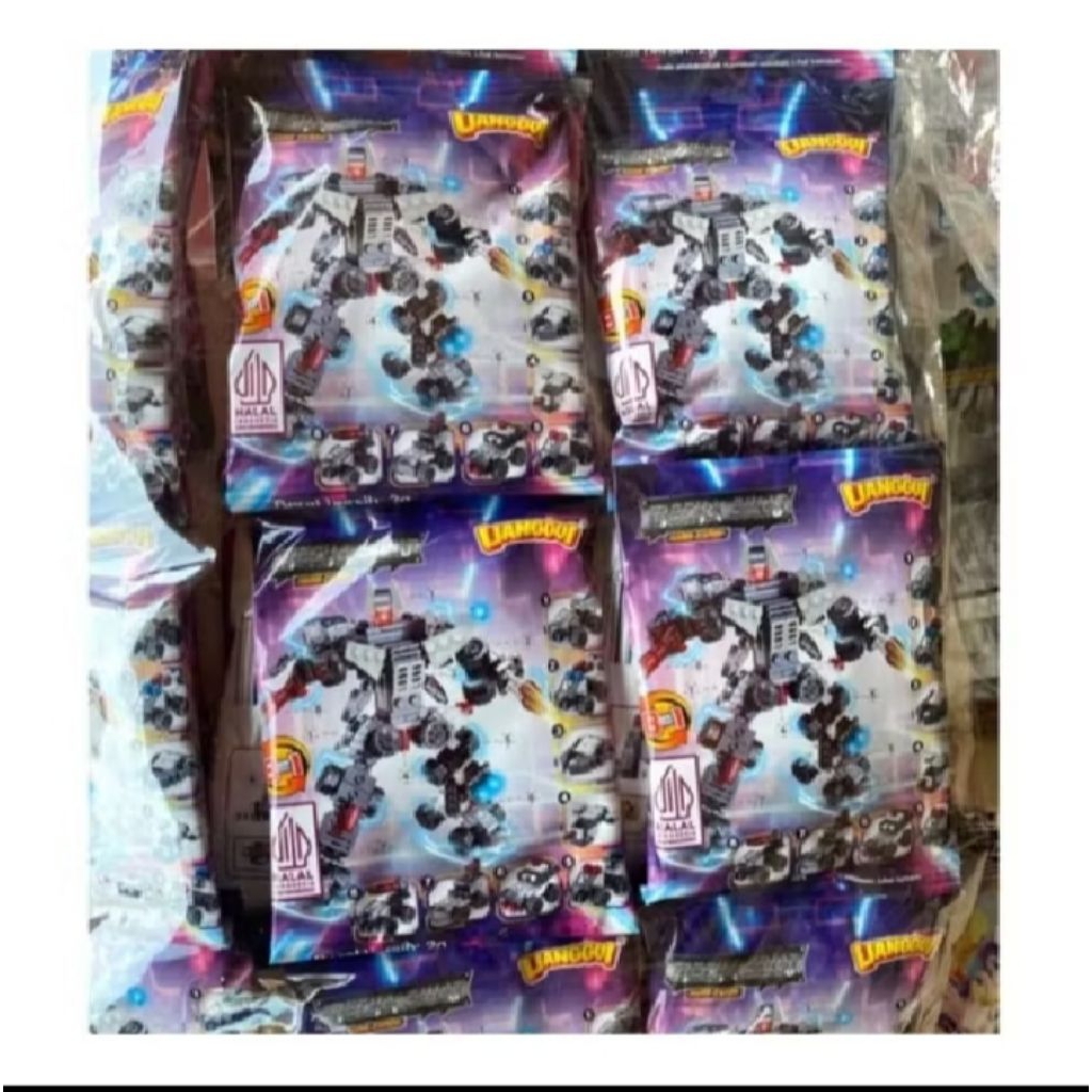 Surprise candy Lego robot Mecha swat