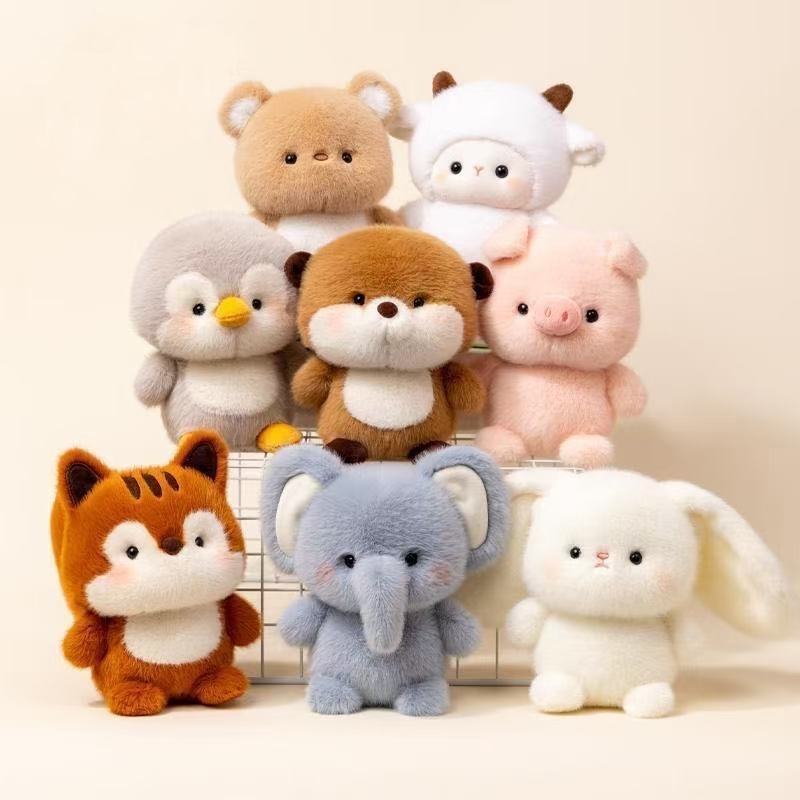 [Ready] [Ready] 16cm Boneka Hewan Boneka Lembut Hewan Boneka Karakter Hewan Lucu Lembut Pig Hadiah B