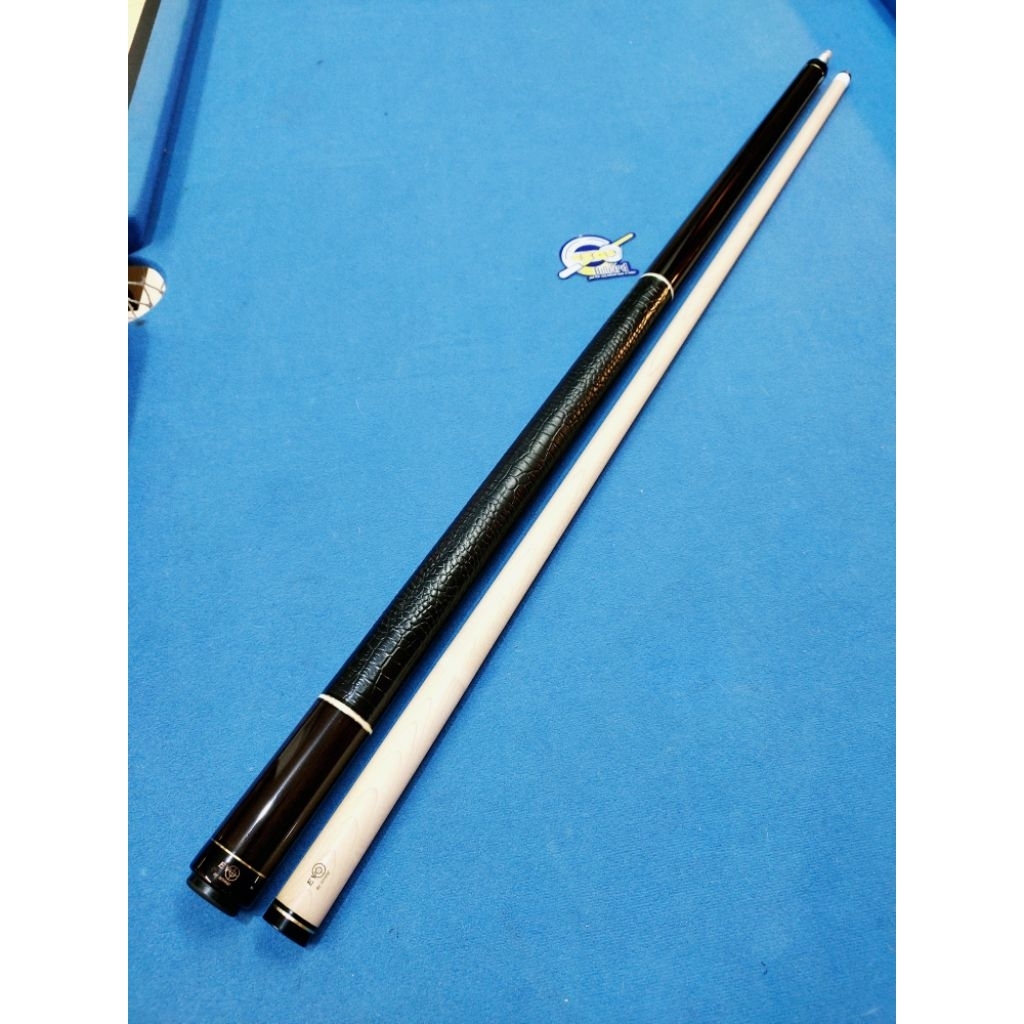 Custom Cue Evo By Anwar Custom, Ebony Wood joint Wavy Second Istimewa