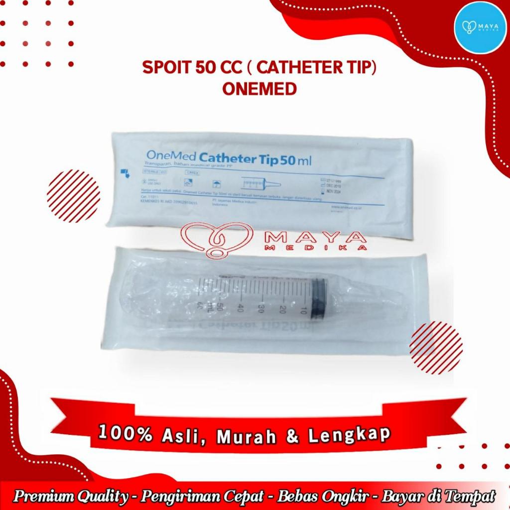 Spoit 50 cc / OneMed / Catheter Tip / Pcs