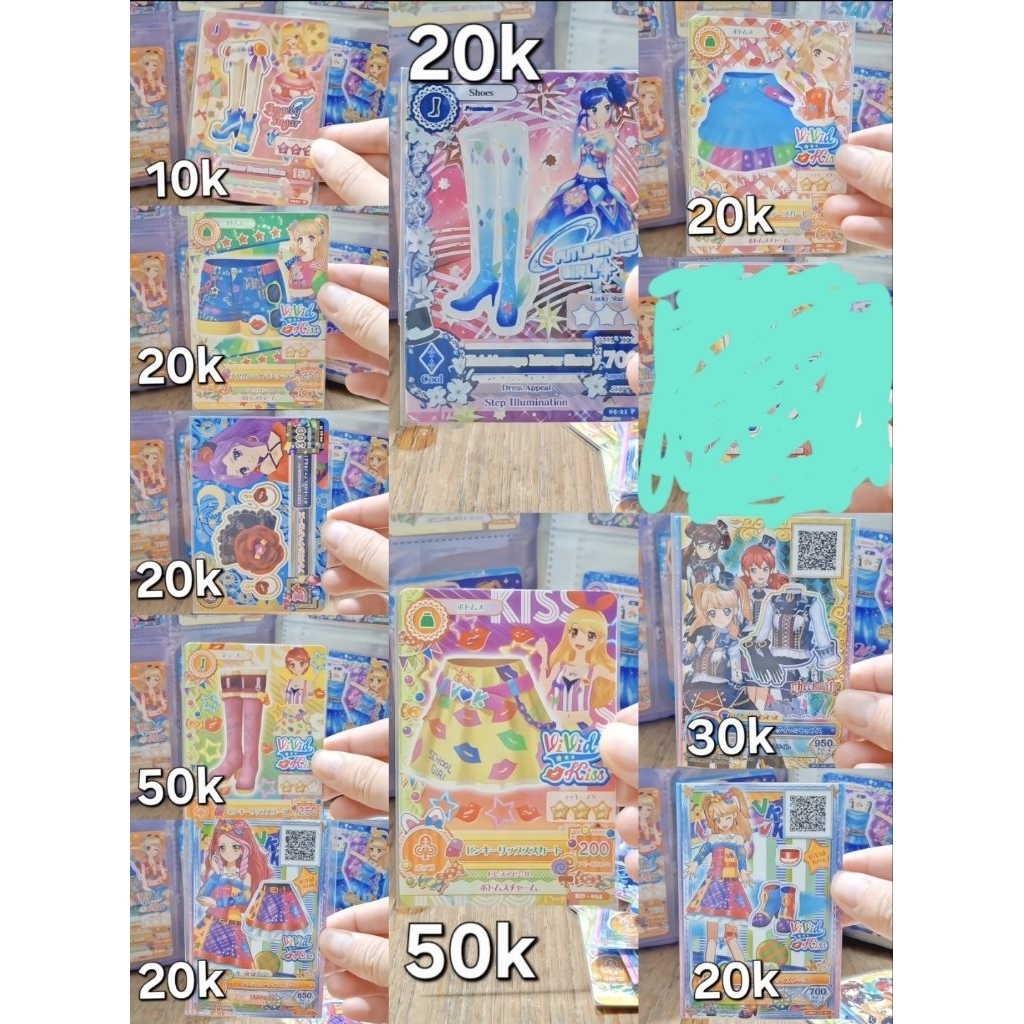 aikatsu card/ kartu aikatsu japan english ver ori