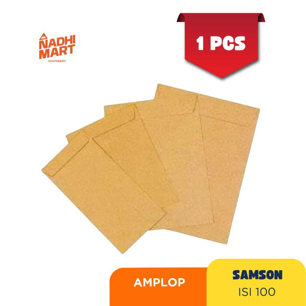 AMPLOP COKLAT ISI 100 / AMPLOP SAMSON D / AMPLOP SAMSON E
