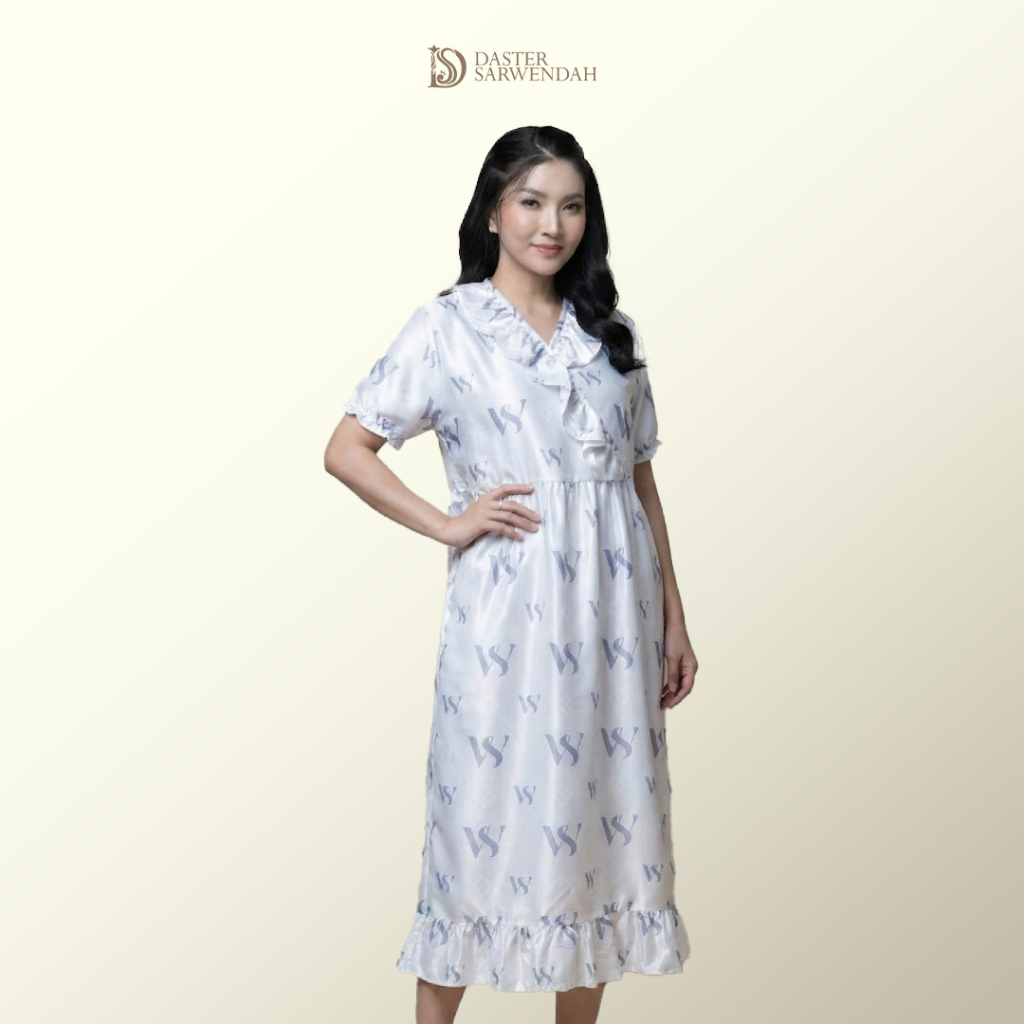 Daster Sarwendah - LYORA - Daster Panjang - Satin Velvet