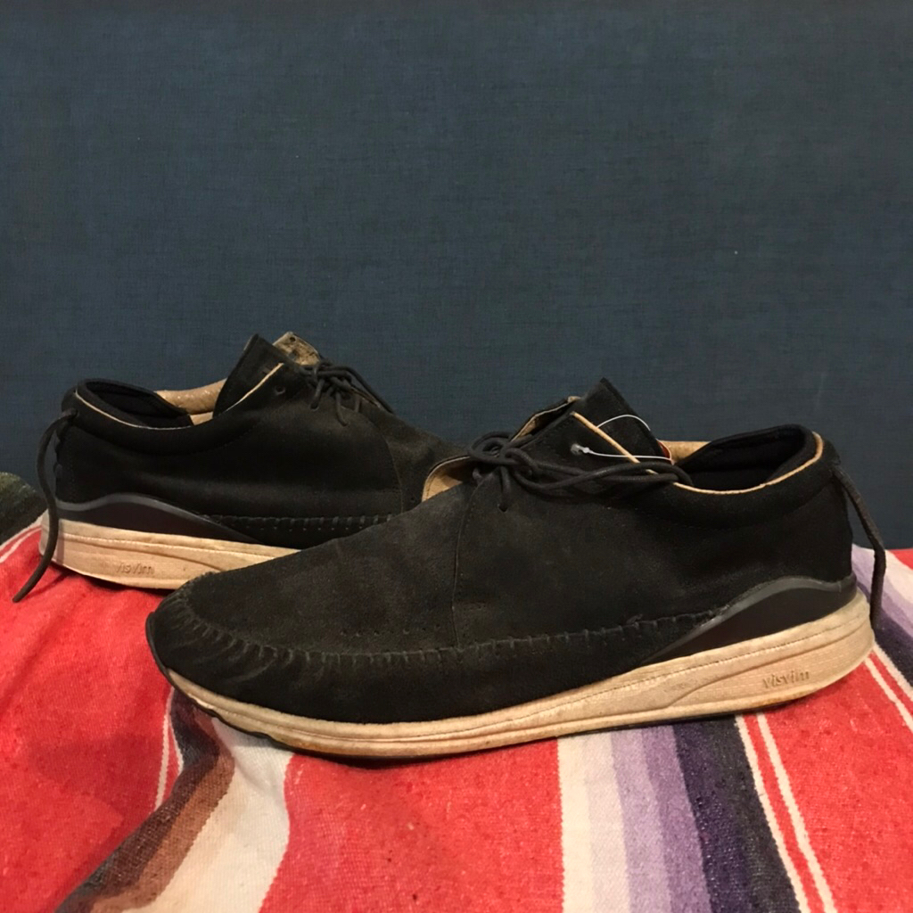 Visvim chukka boots black suede Size us 9.5 8.5 uk 42 eur 27 cm   *RARE* 2001 VISVIM FBT SHAMAN-FOLK