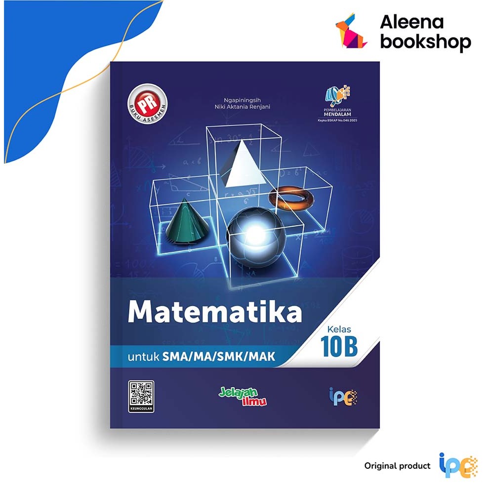 BUKU PR Intan Pariwara Matematika untuk SMA/MA/SMK/MAK Kelas 10B ( 2025 )