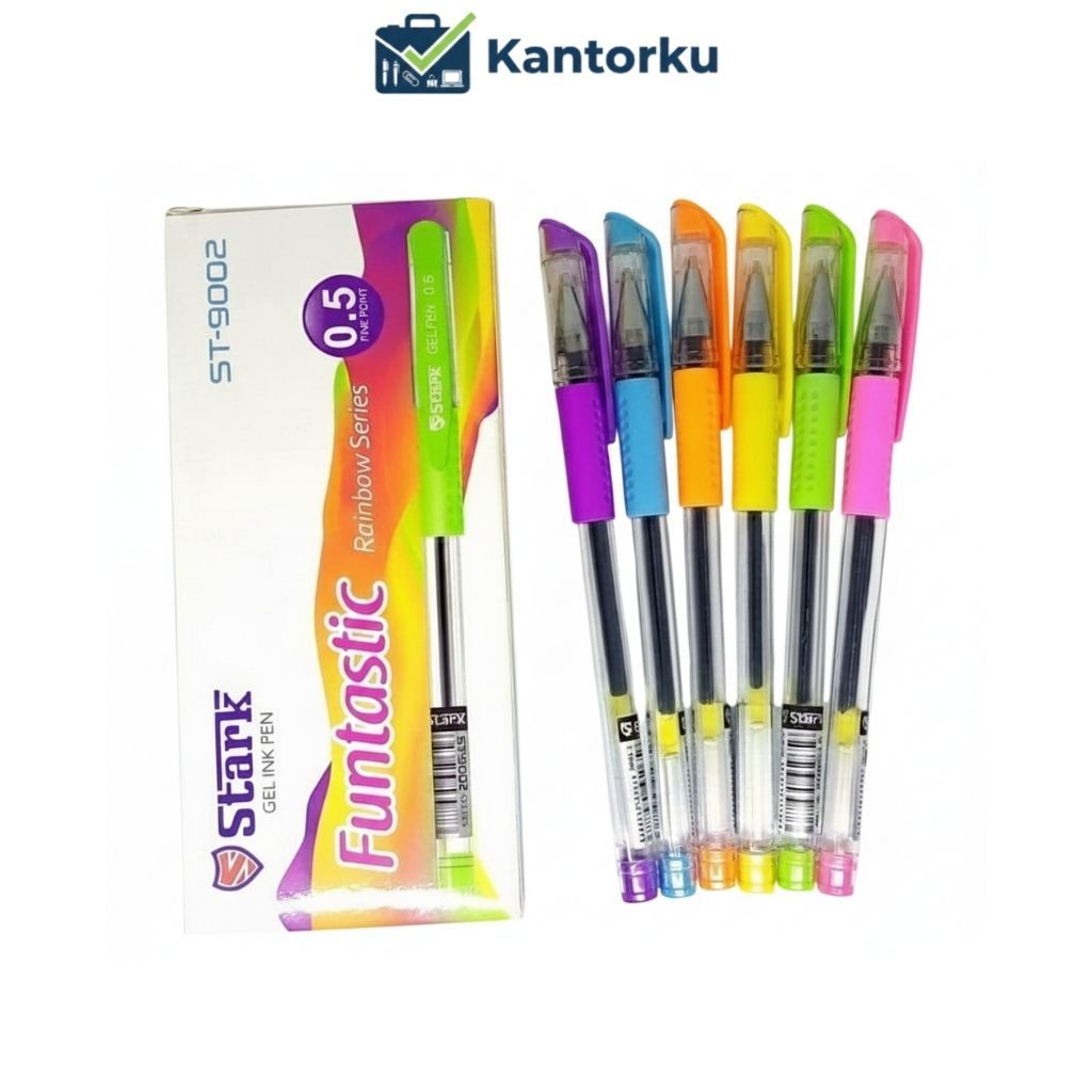 Bolpen Funtastic Rainbow STARK Pulpen Gel Stark Rainbow
