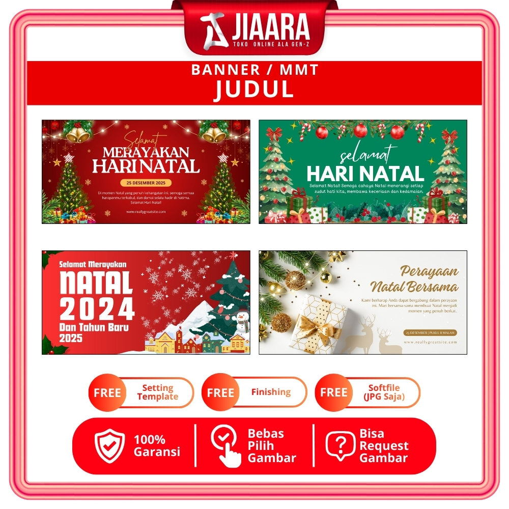 [JIAARA] Banner Natal dan Tahun Baru