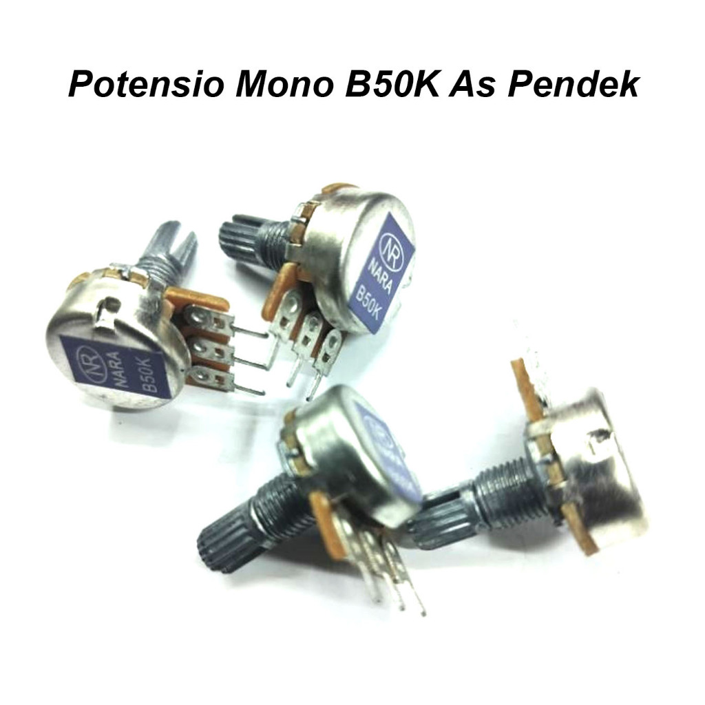 (10pcs) Potensio Mono 50K As Pendek