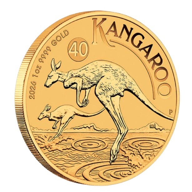 Koin Emas Gold Australian Kangoroo 2026 | Gold Coin 0.1 - 025 - 0.5 Fine Gold 9999 - 100% Original