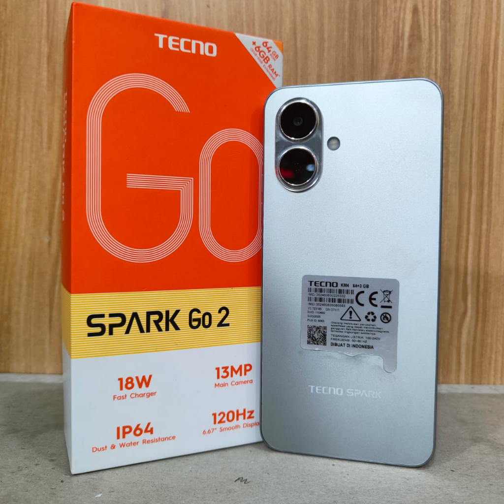 Tecno Spark Go 2 Ram 3/64GB | Ram 4/64GB | Ram 3/128GB | Ram 4/128GB | Ram 4/256GB ( Second )