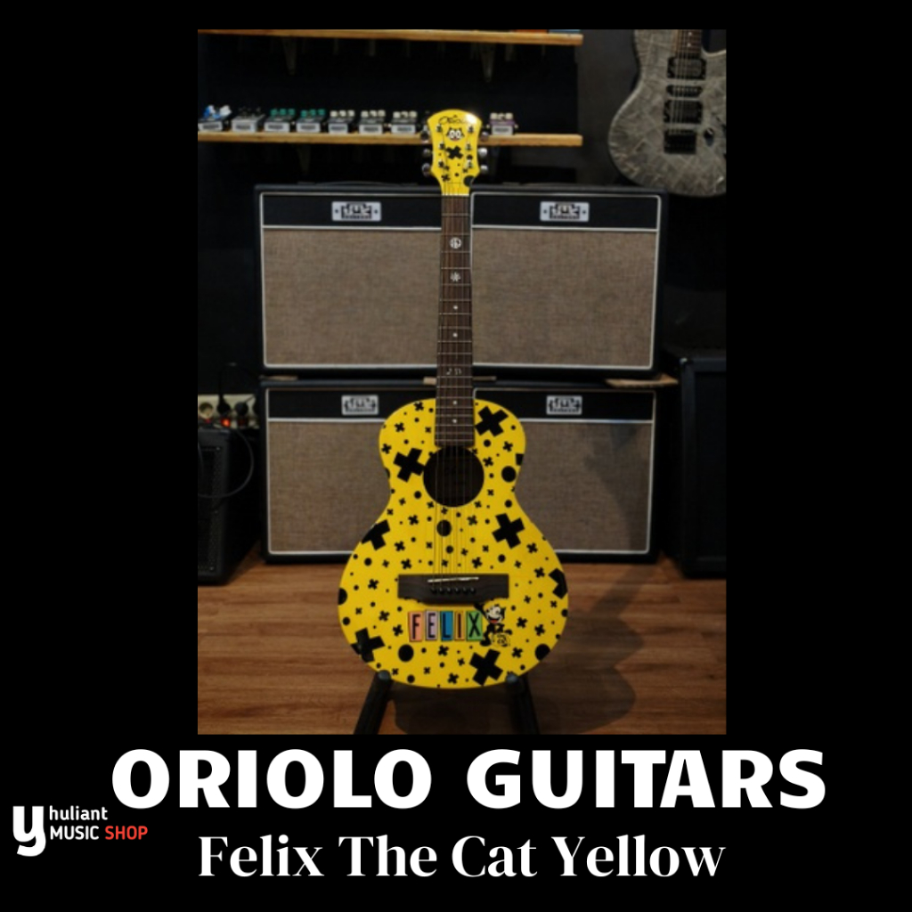 Oriolo Guitar Felix the cat Original Made In Indonesia New Old Stock
