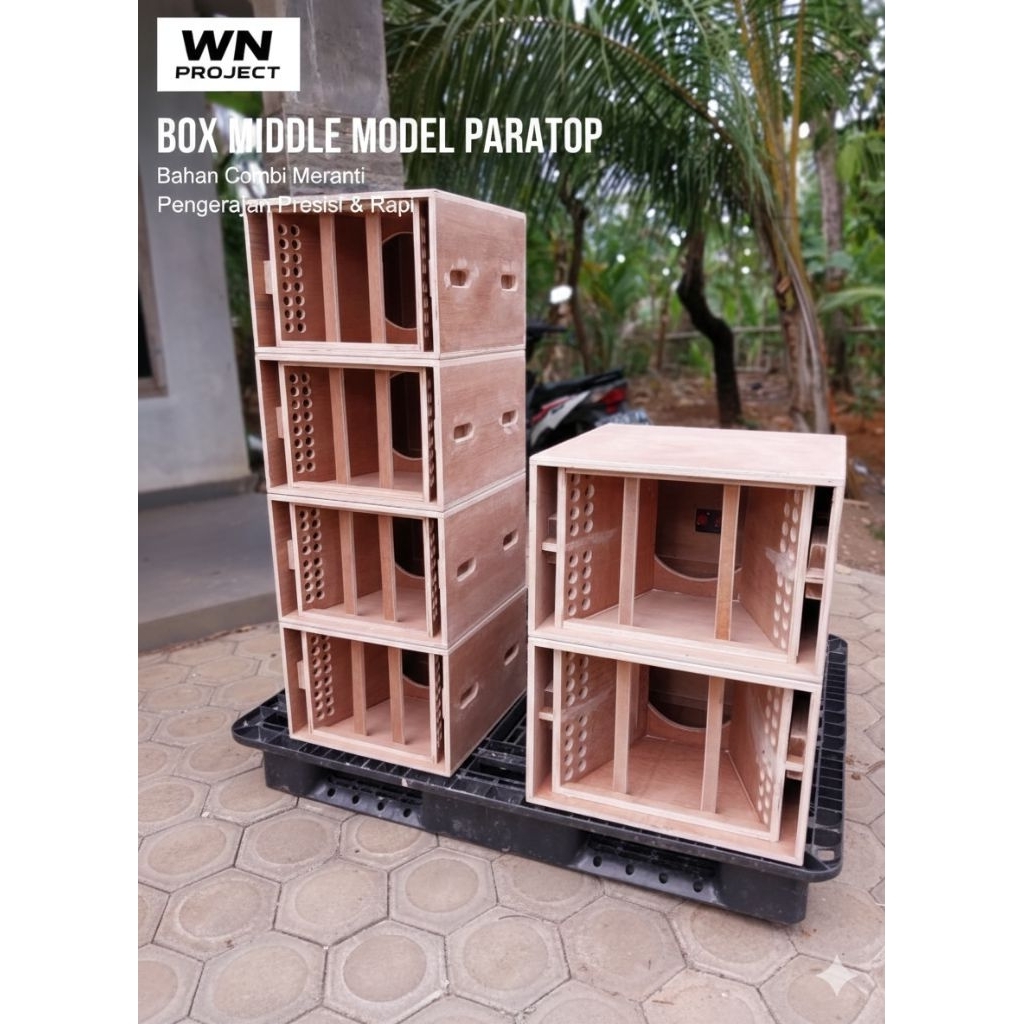 box speaker middle paratop 8 inch