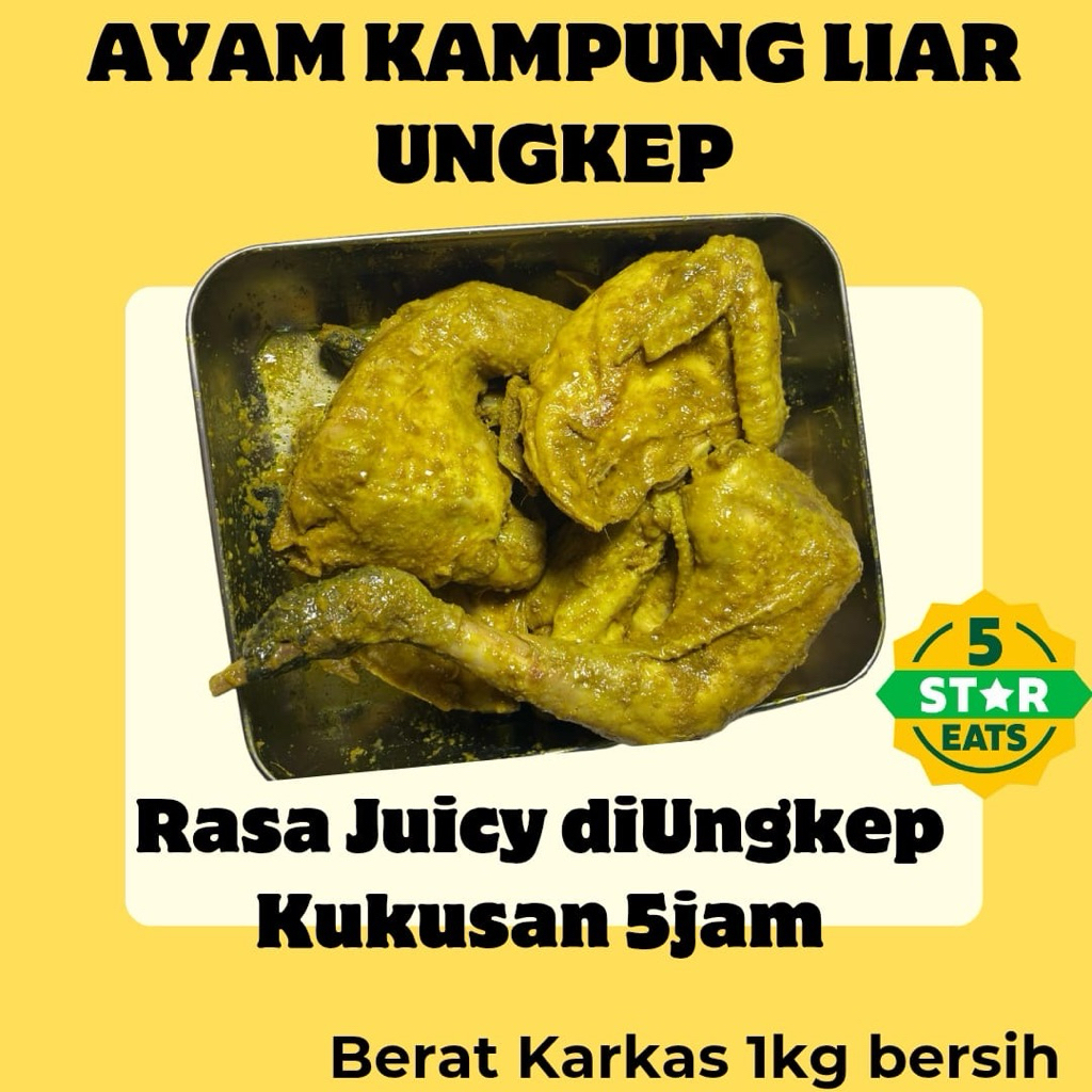 Ayam Paha Kampung Ungkep Bumbu Kuning  Ayam Kampung Asli Keremes
