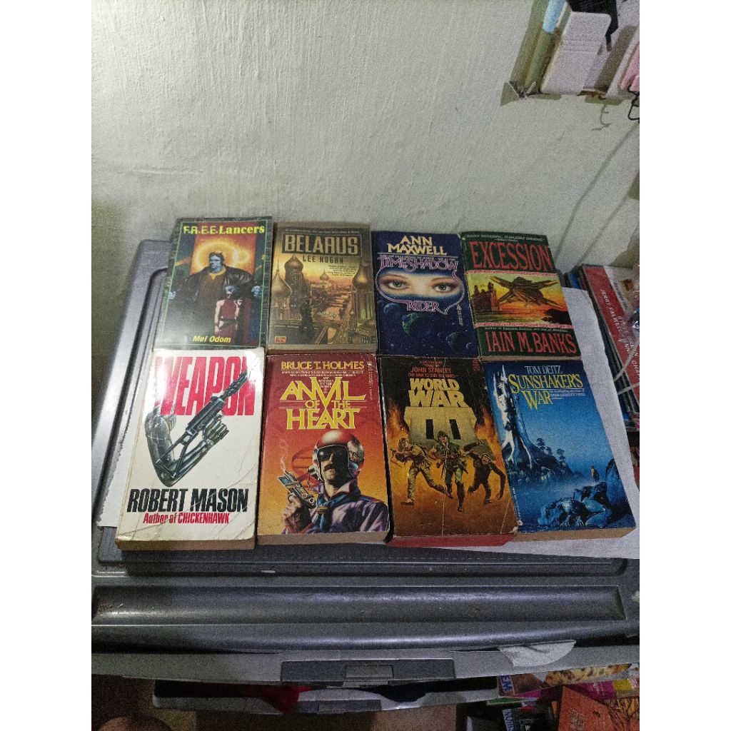 novel impor freelancers (Mel Odom), Belarus (Lee Hogan), time Shadow Rider ( Ann Maxwell) Excession(