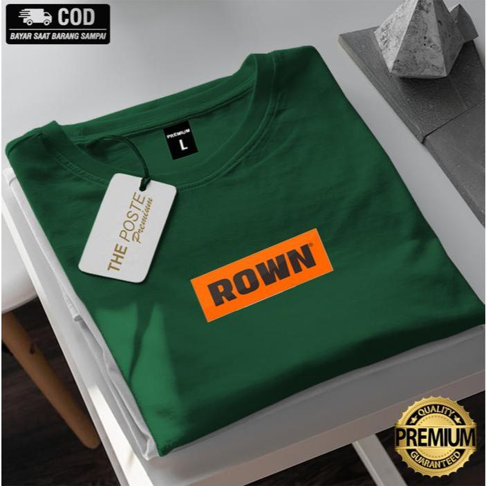 T-Shirt Pria Kaos Rown Division hijau - Rown Division Kaos Flampy - Rowndvsn Kaos Pria Distro