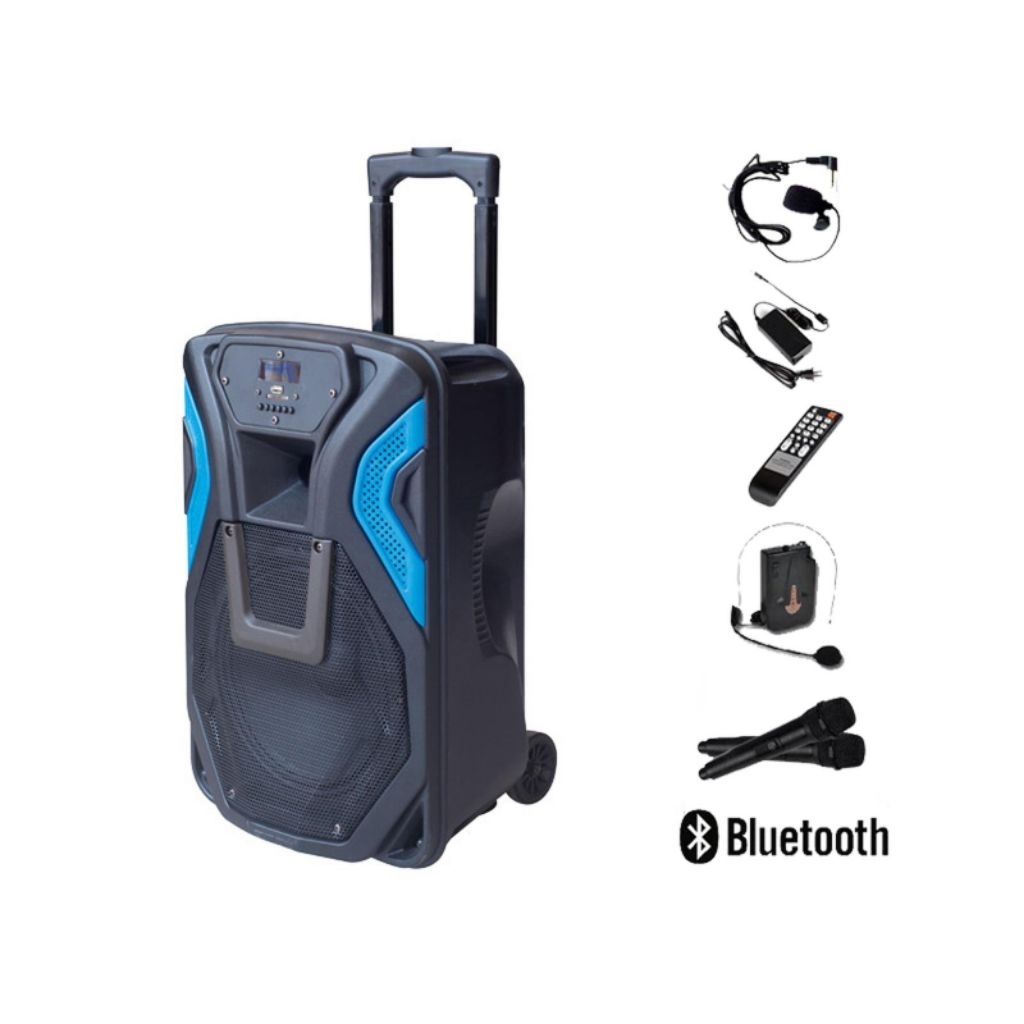 Speaker Wirelles Portable Fahrenheit 15 Inch PM3015