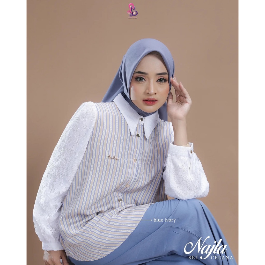 LINALIVIA HIJAB I NAJLA BLOUSE CASUAL