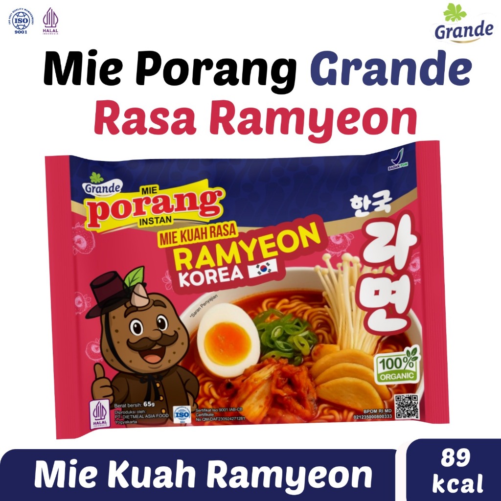 GRANDE MIE PORANG RAMYEON - Mie Porang Rasa RAMYEON Korea