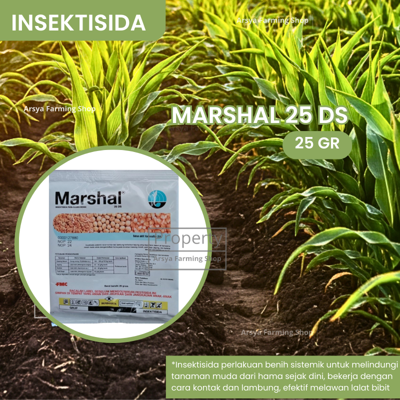 MARSHAL 25 gram Insektisida Pestisida Sebelum Tanam Benih