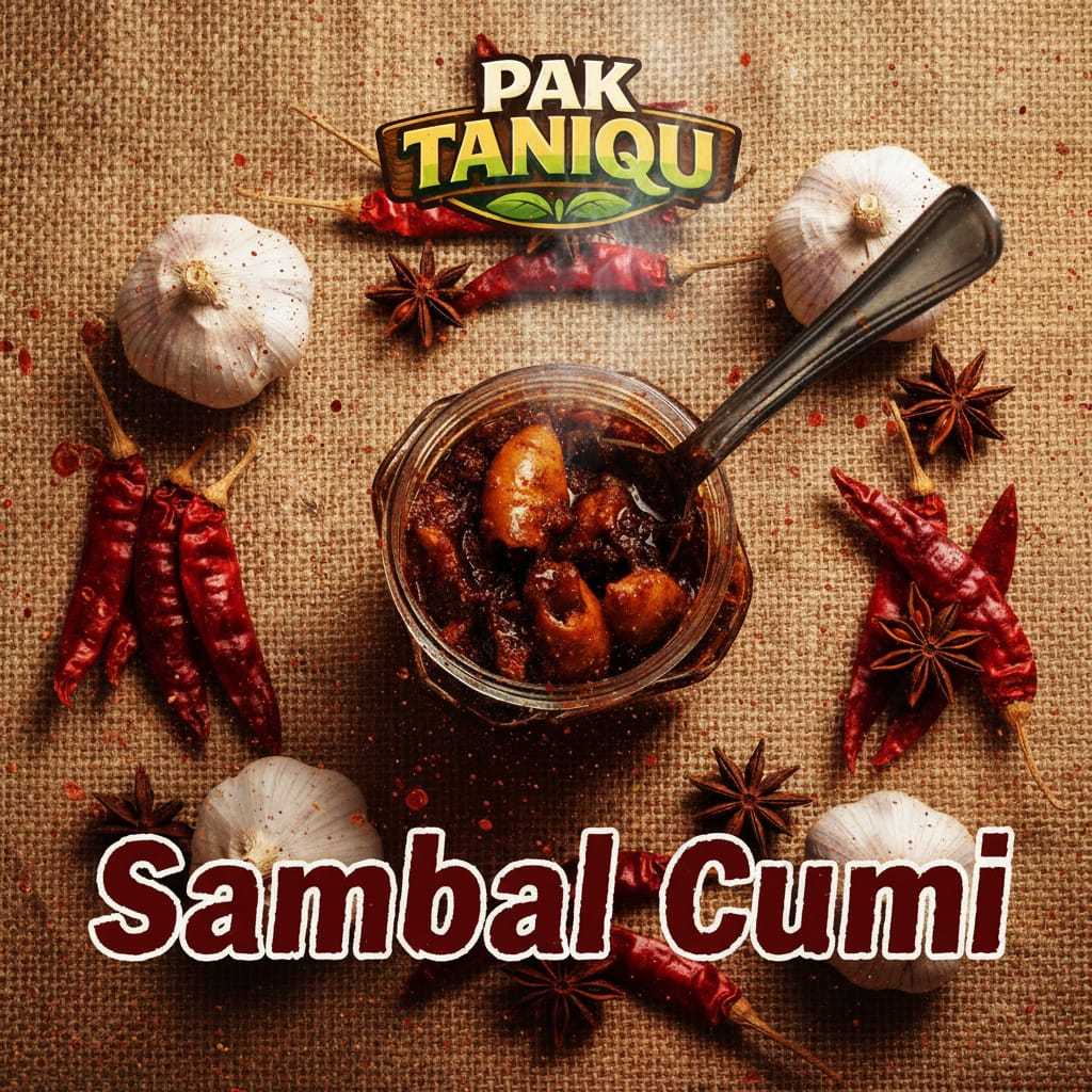 PAK TANIQU- Sambal Cumi pedas sambel  150GRAM
