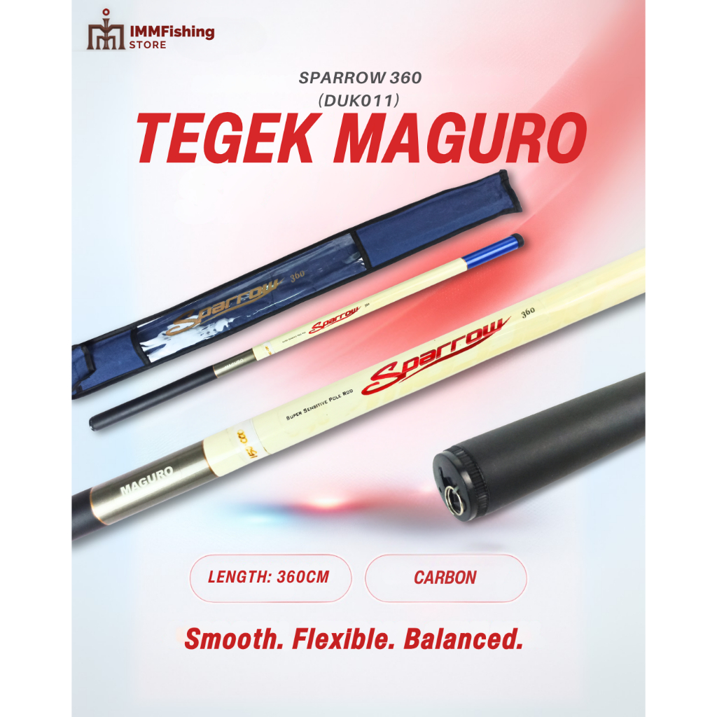 TEGEK MAGURO SPARROW | Tongkat Pancing