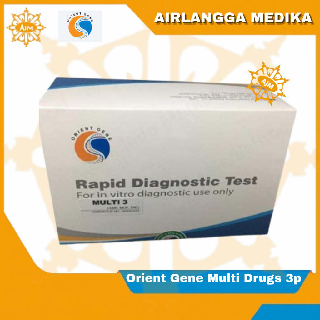 Orient Gene Multi Drugs 3 parameter / Tes Narkoba 3 Parameter