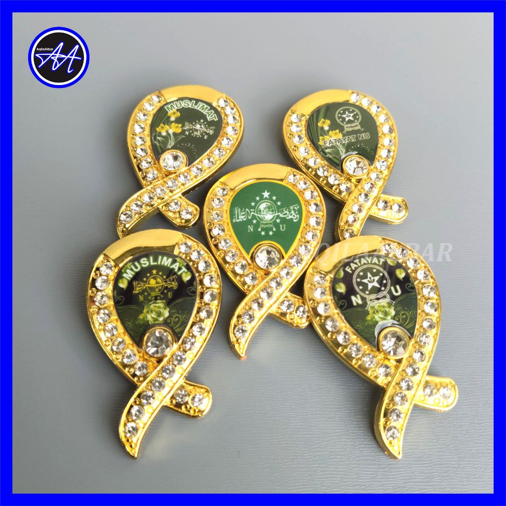 BROS/PIN PITA MUSLIMAT DAN FATAYAT NU/NAHDATUL ULAMA RESIN