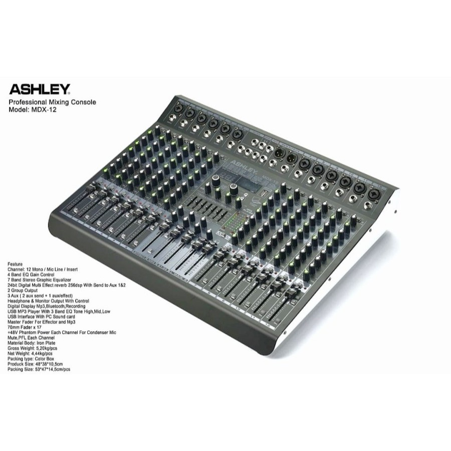 Mixer Audio Ashley MDX16 MDX 16 (16channel) Original