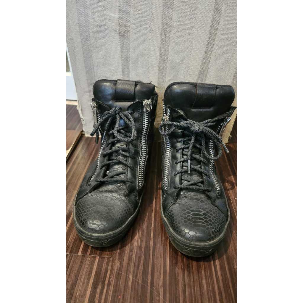 Steve Madden Leather Shoes Boots Size 8D Used Sepatu Kulit Pria Laki Lelaki Cowok Bekas Metal Punk R