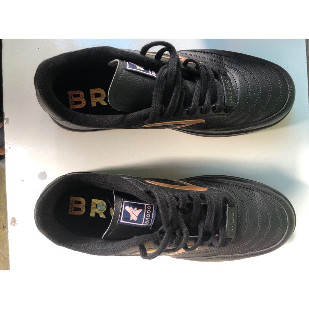 (Second) Sepatu Brodo Engineered Full Black GS