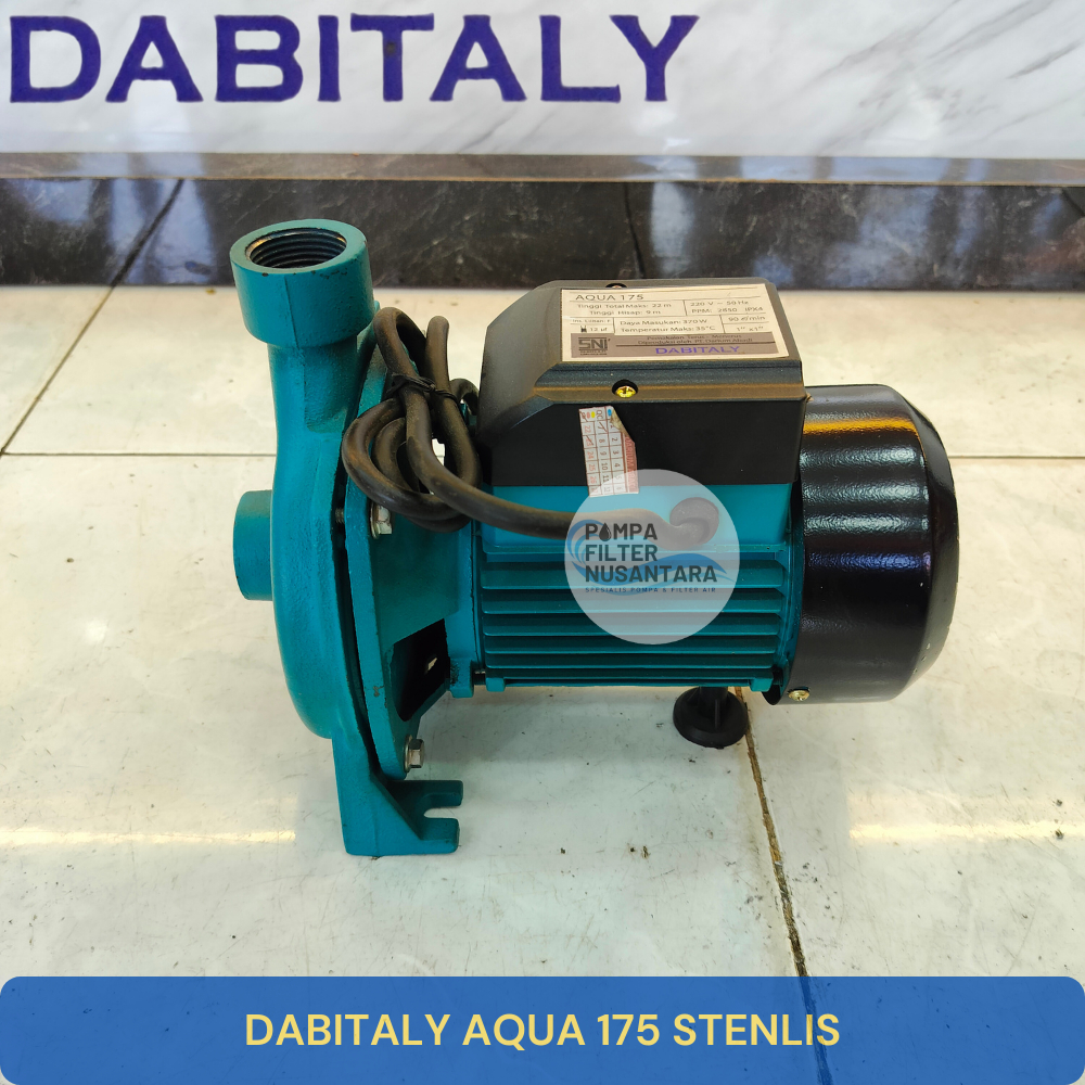 Pompa Air Centrifugal DABITALY AQUA 175 - STAINLESS/ PLASTIK