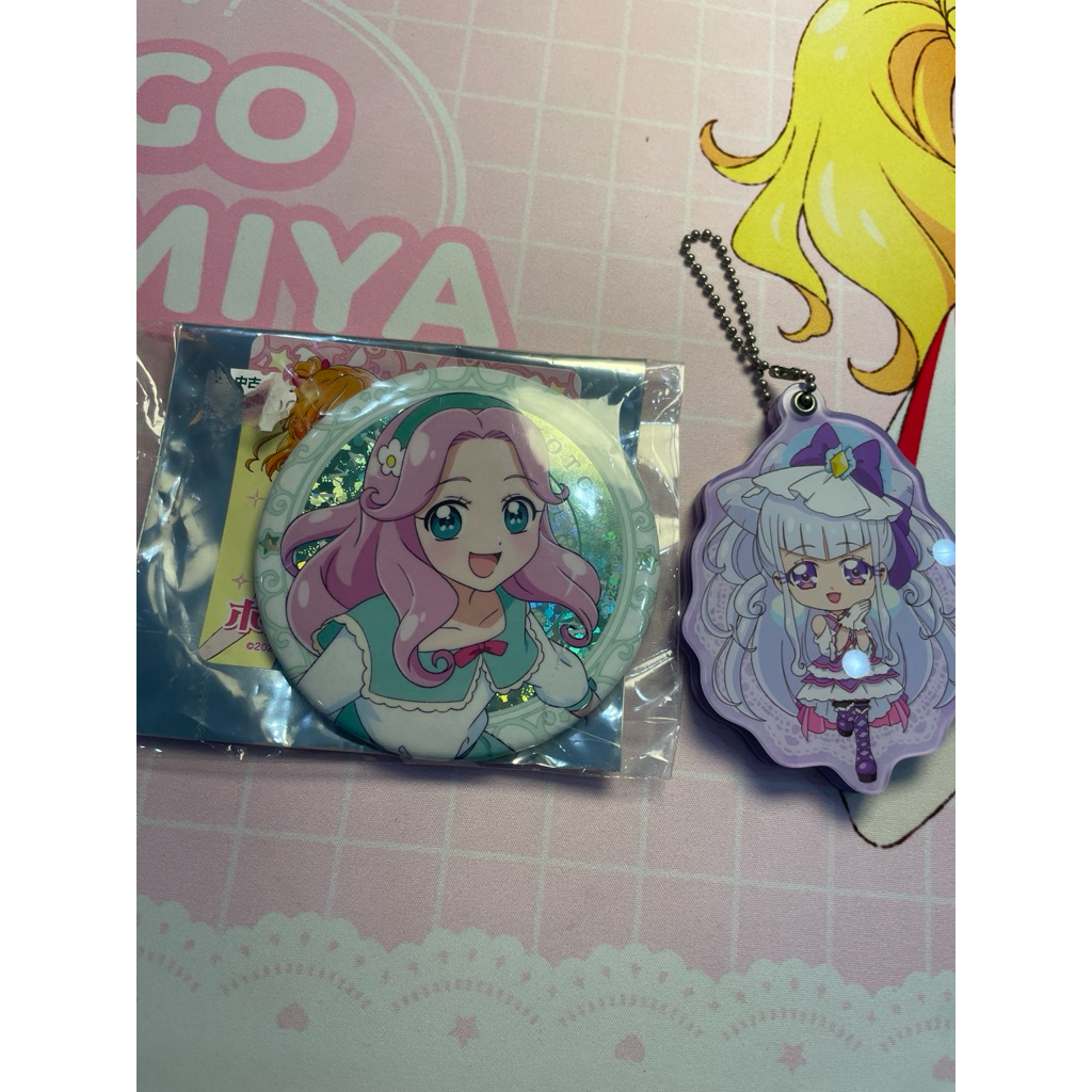 Mahou Tsukai Precure Hugtto Precure Character Pin Ganci Acrylic