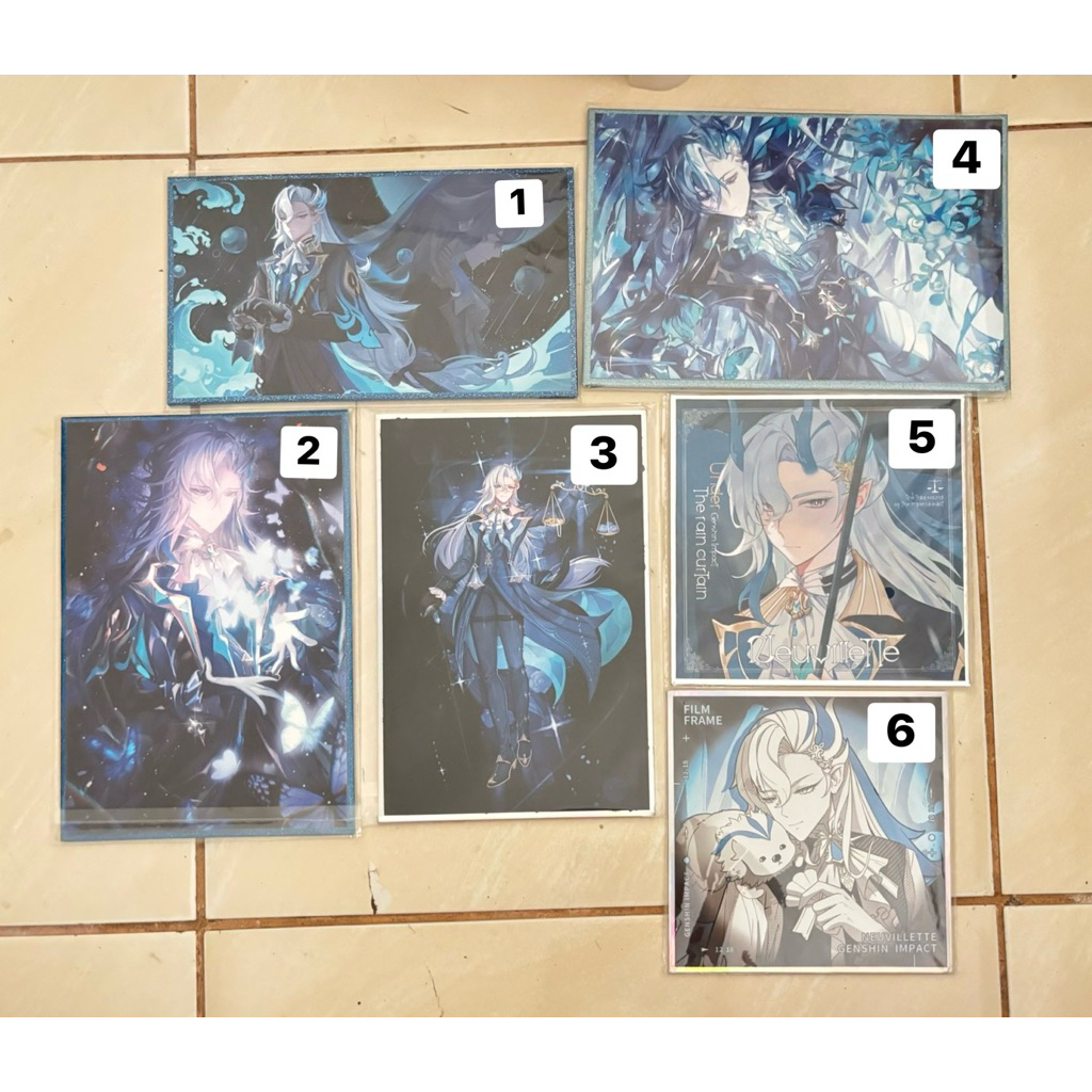 SHIKISHI BOARD NEUVILLETTE GENSIN IMPACT FANMERCH