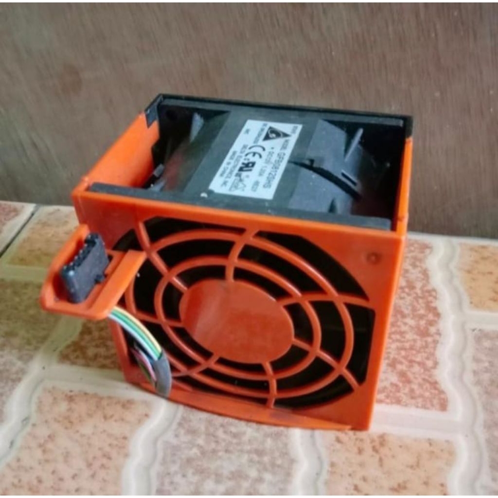 Fan Double Fan Delta Super High Speed 12v 1,20A  Fan Server Bekas Bersih