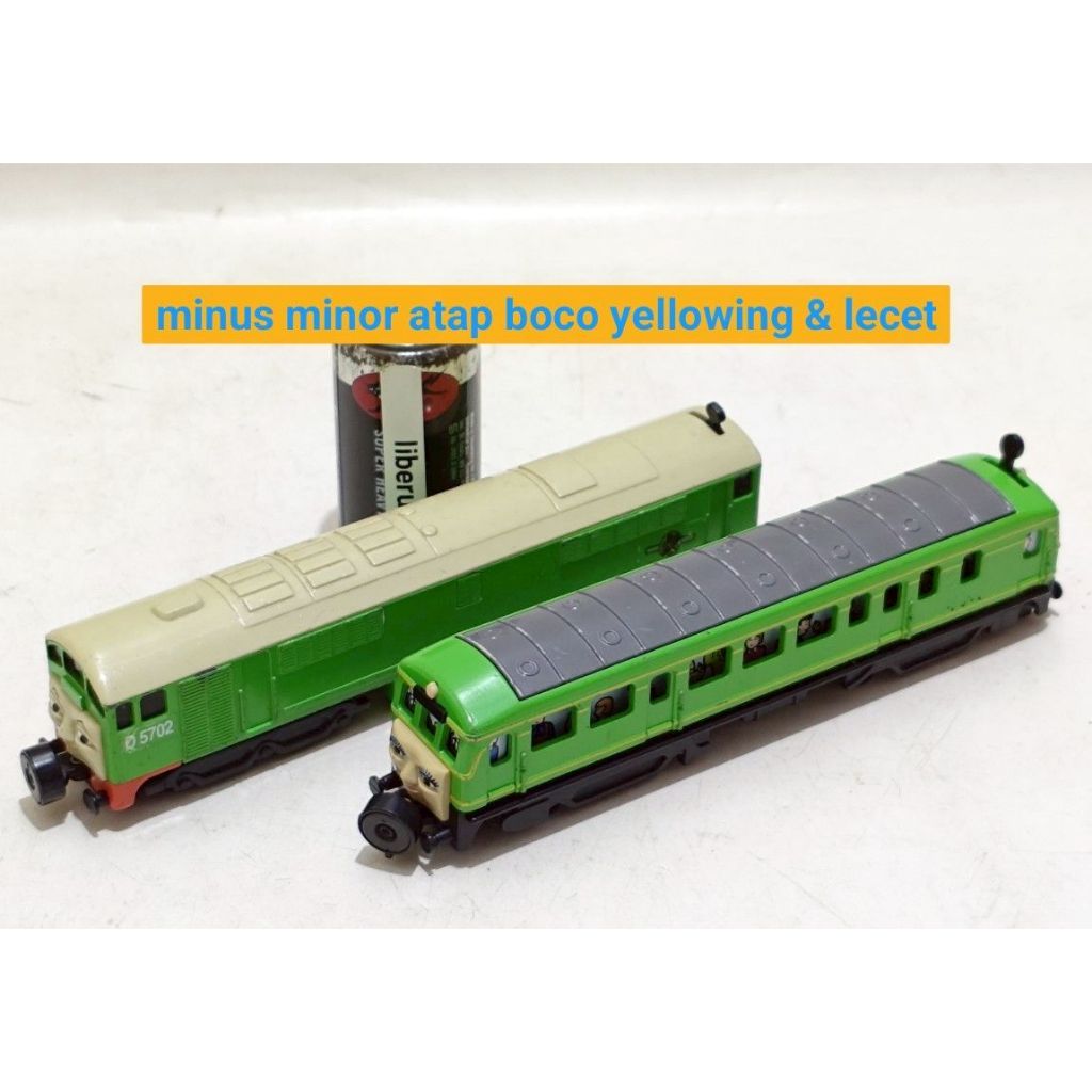 Rare vintage bandai diecast Thomas & friends daisy boco plarail shinkansen train miniature character