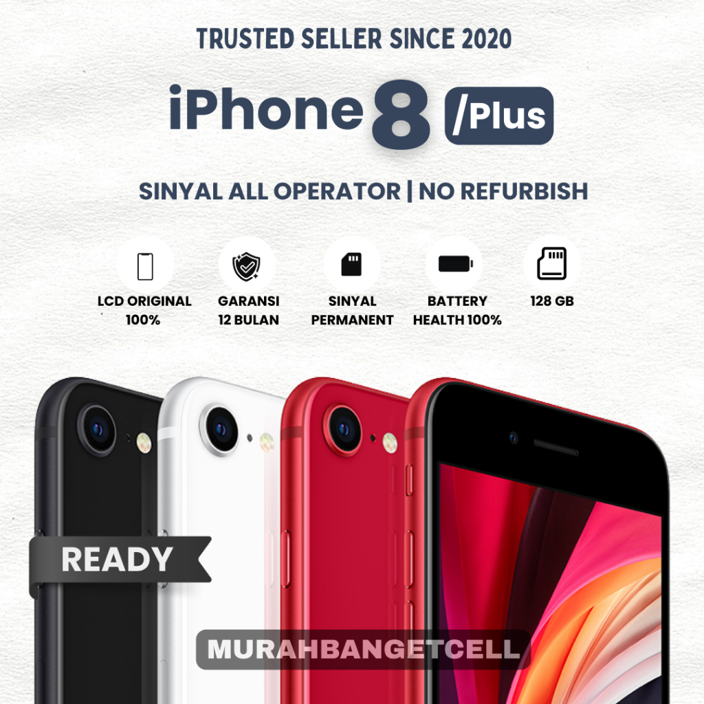 iP 8 - iP 8 Plus 64gb 256gb Lcd Original Mulus Original Bukan Refurbish / Rekondisi