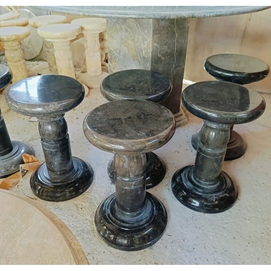 Kursi granit hitam glossy termurah