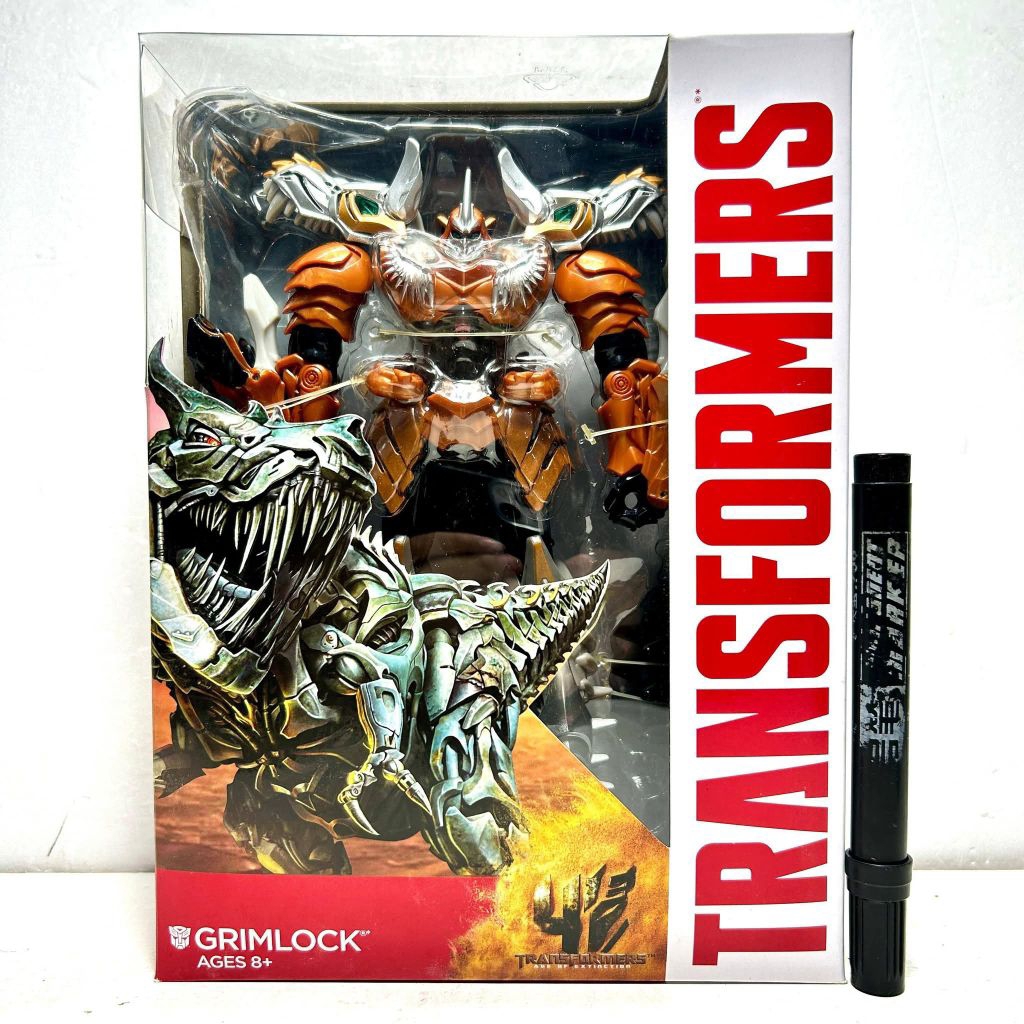 mainan action figure grimlock transformers hasbro dinobots bisa transform artikulasi detail bagus HV