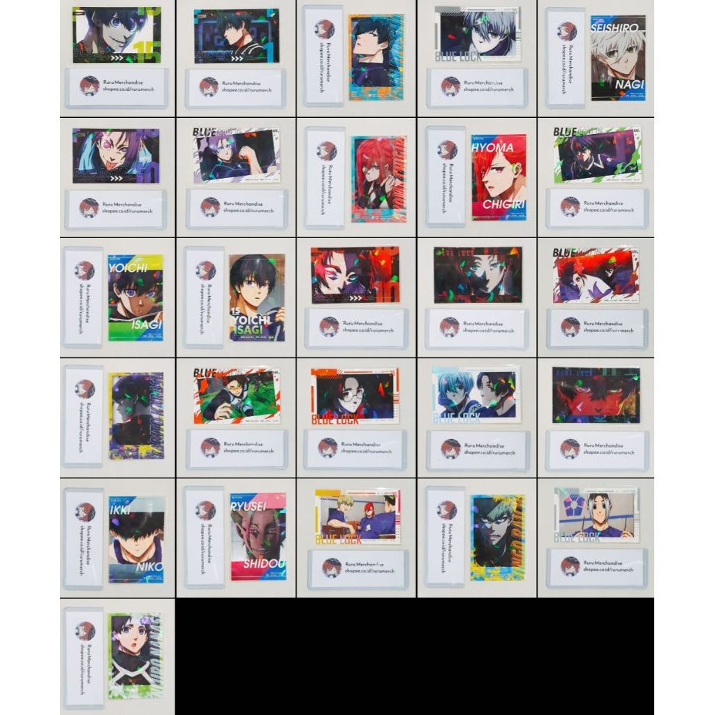 Blue Lock Hologram Sticker