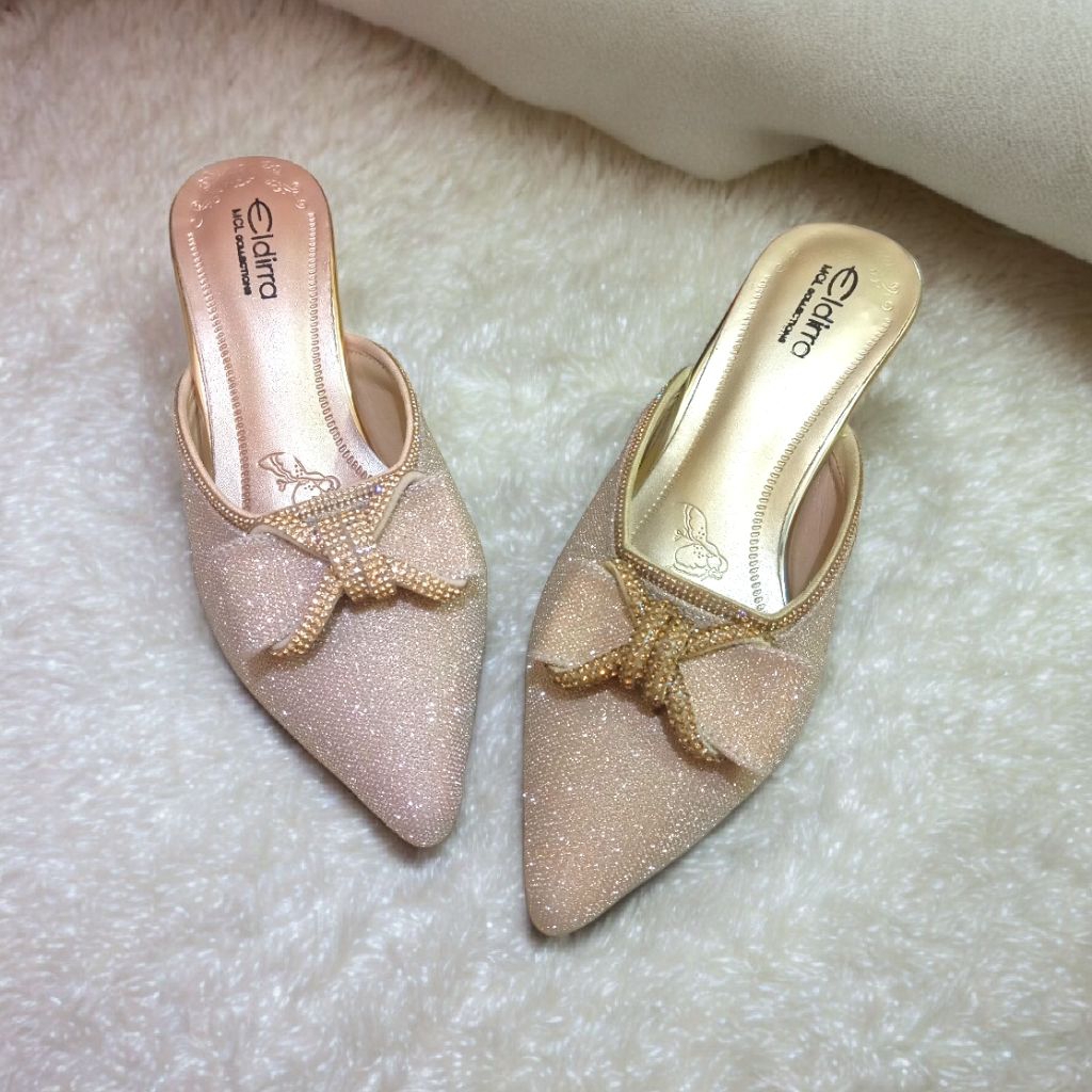 ELDIRRA - Sandal Pesta Wanita Heels Selop Hak 5.cm