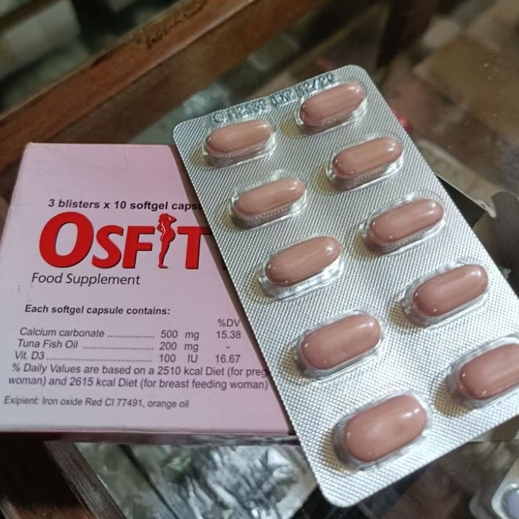 vitamin ibu hamil dan janin Osfit DHA 10 capsule strip