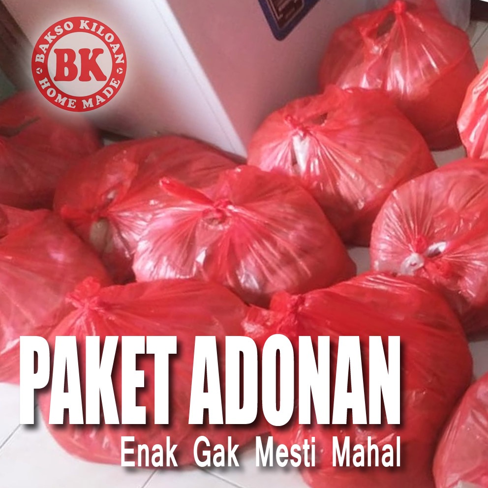 Paket Adonan Bakso Sapi Pedagang, Bakso sapi mix, Bakso pentol