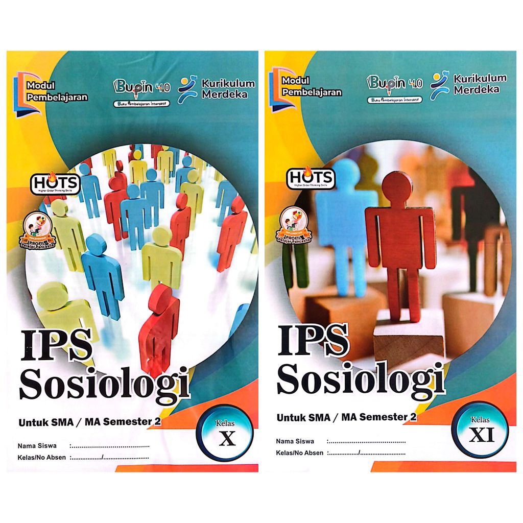 BUKU LKS BUPIN SMA MA IPS SOSIOLOGI KELAS 10 11 SEMESTER 2 GENAP KURIKULUM MERDEKA TA.2025/2026 | BU