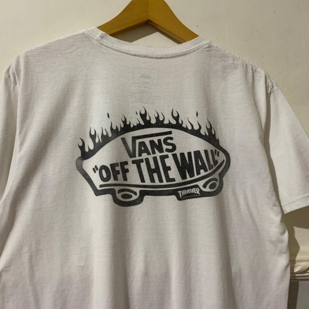 Tshirt thrasher x vans pocket big logo