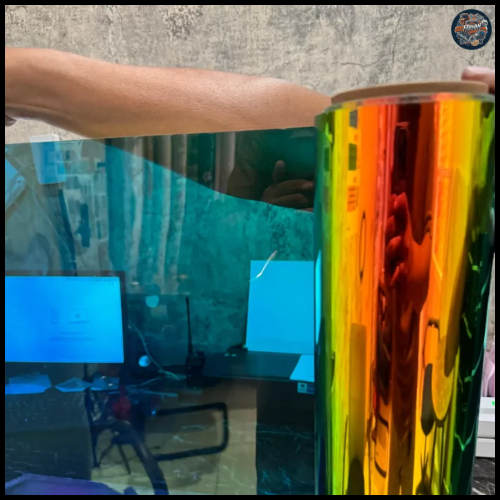 STIKER KACA FILM CHAMELEON | KACA FILM PELANGI / BUNGLON MOBIL & RUMAH