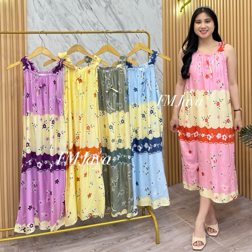 FM-G DASTER RAYON WANITA 1100-16 (D) 1100-13 (F) || DASTER WANITA FASHION TERBARU