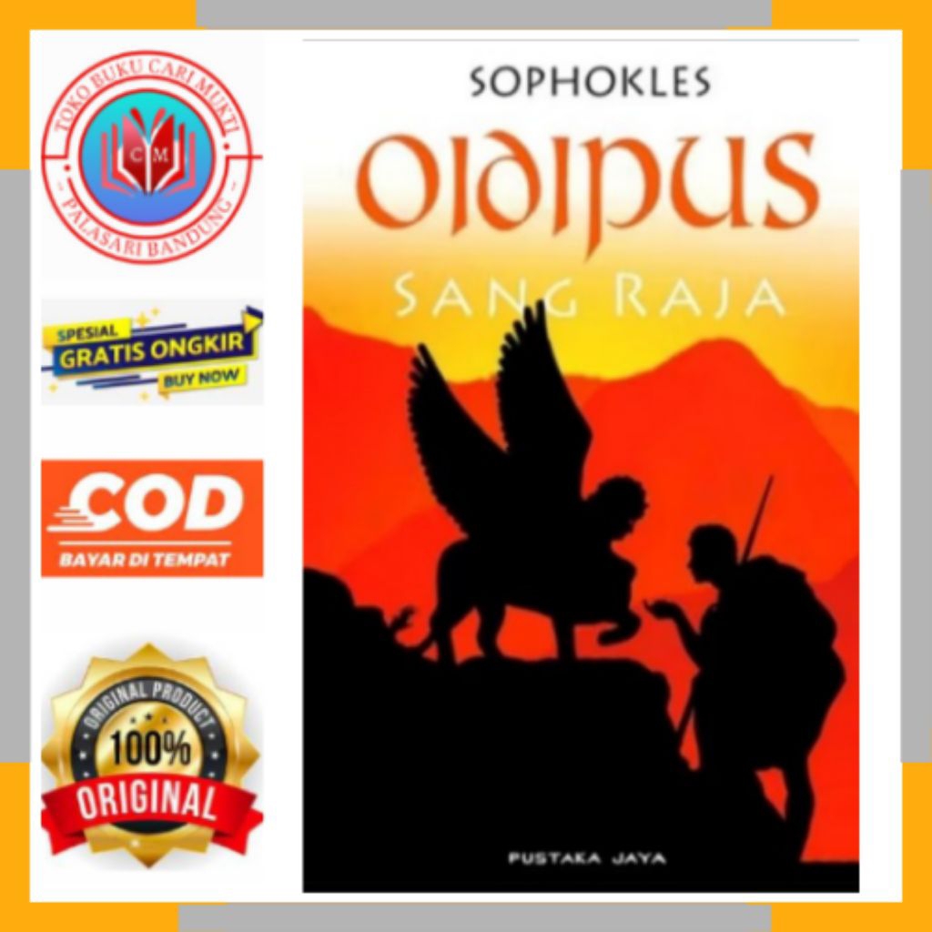 PUSTAKA JAYA BUKU NOVEL OIDIPUS SANG RAJA - Sophokles
