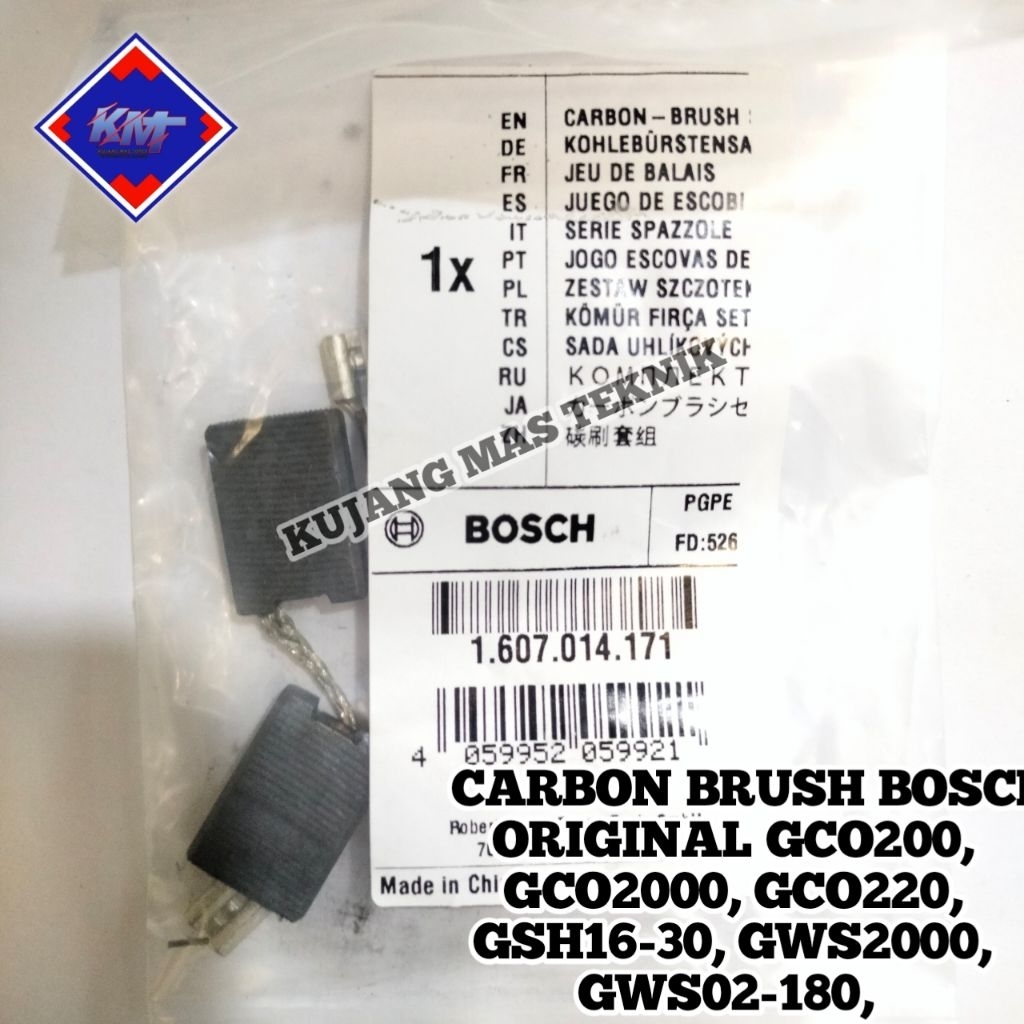 CARBON BRUSH GCO200 / GCO220 MESIN CUTTING WHELL BOSCH ARENG SPULL GCO 220 GCO200 ORIGINAL