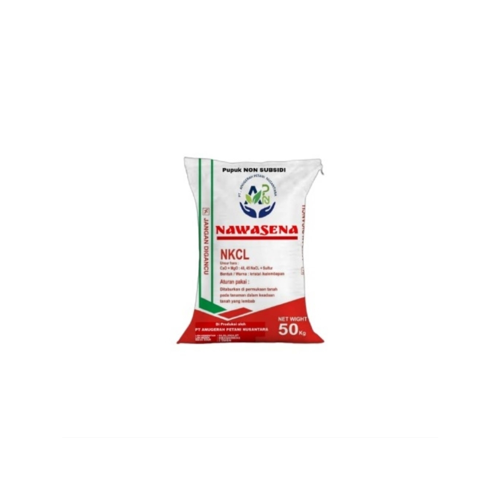 Pupuk KCL Nawasena K20 +-30% kemasan pabrik 50 kg