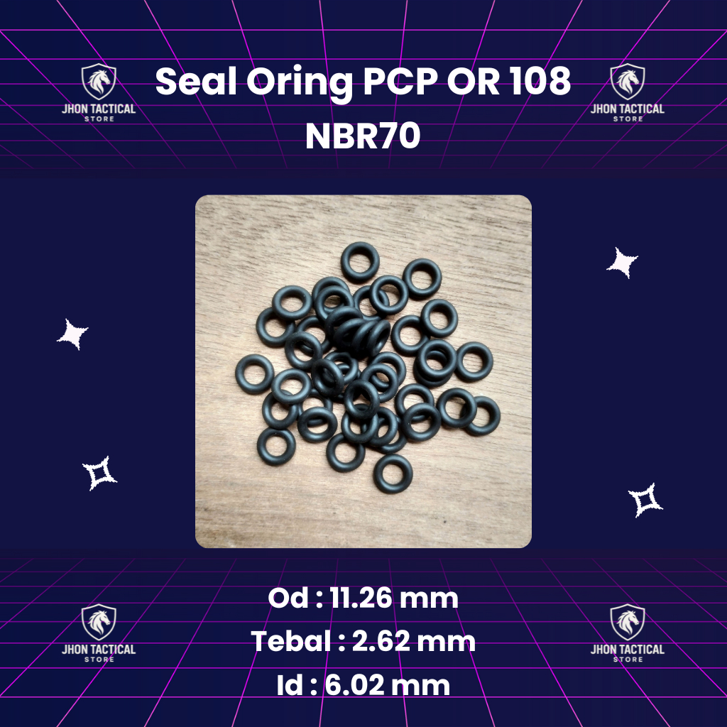 Seal Oring PCP OR 108 NBR70 - Karet Seal PCP / Oring Sil PCP